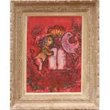 MARC CHAGALL, 'Frontispiece', lithograph 1962 printed by Mourlot Cramer 49, 32cm x 22cm.