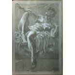 ANTHONY BRANDT (1925-2009), 'Nude study, Amor expectant', artist proof lithograph 103cm x 73cm,