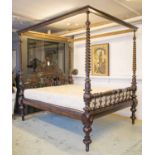 FOUR POSTER BED,