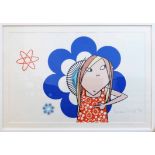 LAUREN CHILD MBE, Children's laureate 'Clarice Bean' lithograph, pencil signed,