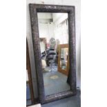 MIRROR OF LARGE PROPORTIONS, diamante style frame, 193cm x 808cm.
