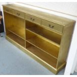 SIDEBOARD, Hollywood Regency style, gilt finish, 182cm x 34cm x 100cm H.