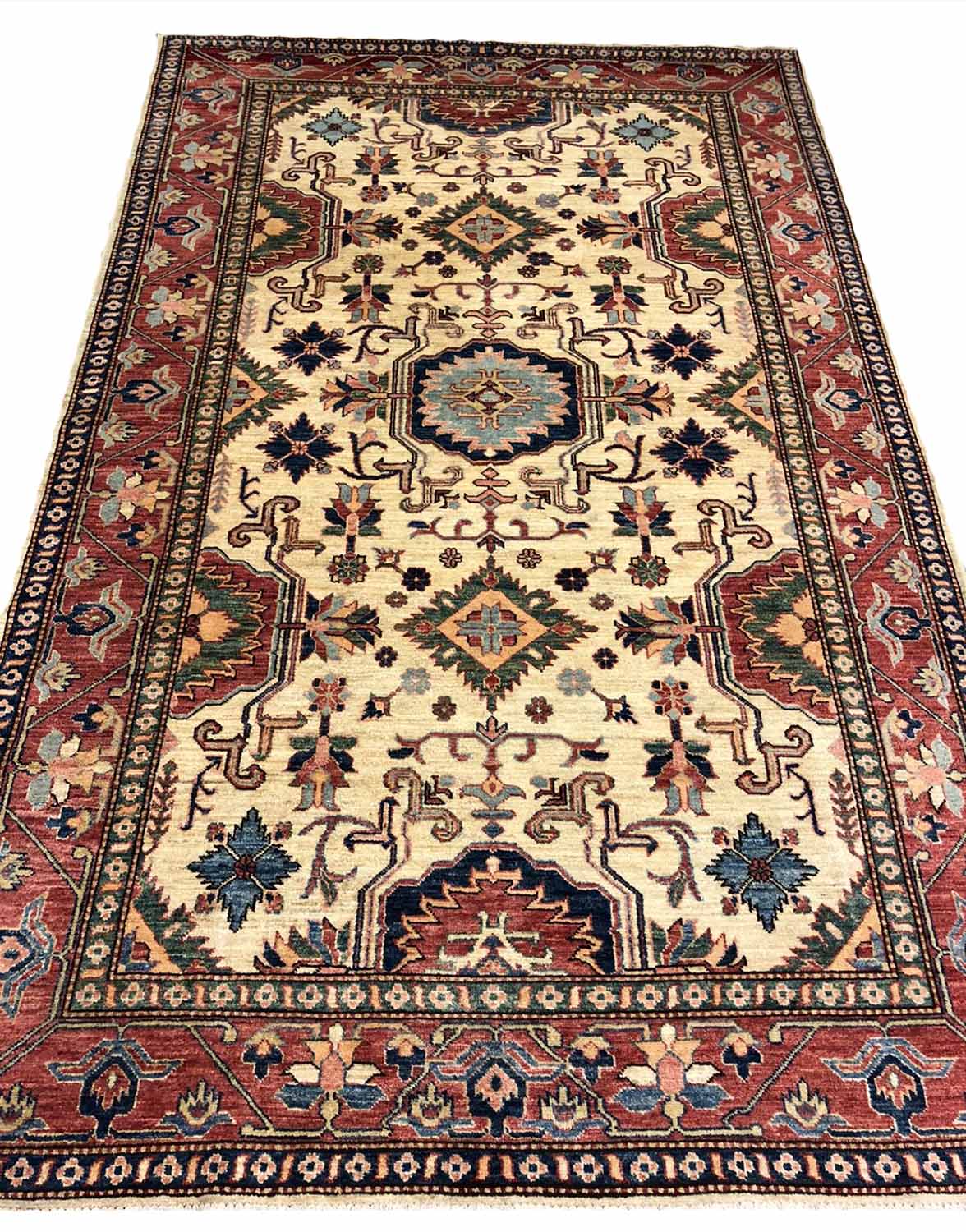 FINE KAZAK CARPET, 277cm x 175cm.