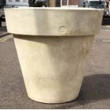 FLOWER POT, oversized Italian Serralunga Vas-One plastic flower pot designed by Luisa Bocchetto,