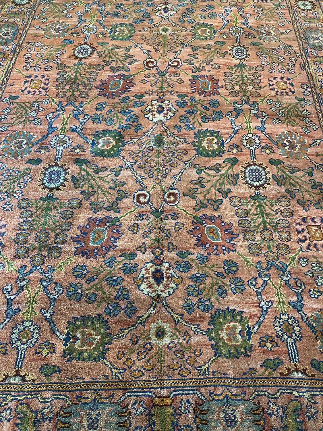 ANTIQUE OUSHAK CARPET, 410cm x 243cm, - Image 2 of 3