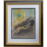 MARC CHAGALL, 'Sisyphus', lithograph in colour on wove, 38cm x 30cm,