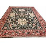 WILLIAM MORRIS DESIGN SOUMAK CARPET, 356cm x 267cm.