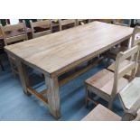 FARMHOUSE DINING TABLE, contemporary French provincial style, 210cm x 102cm x 81cm.