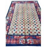 ANTIQUE CHINESE PEKING CARPET, 260cm x 160cm.