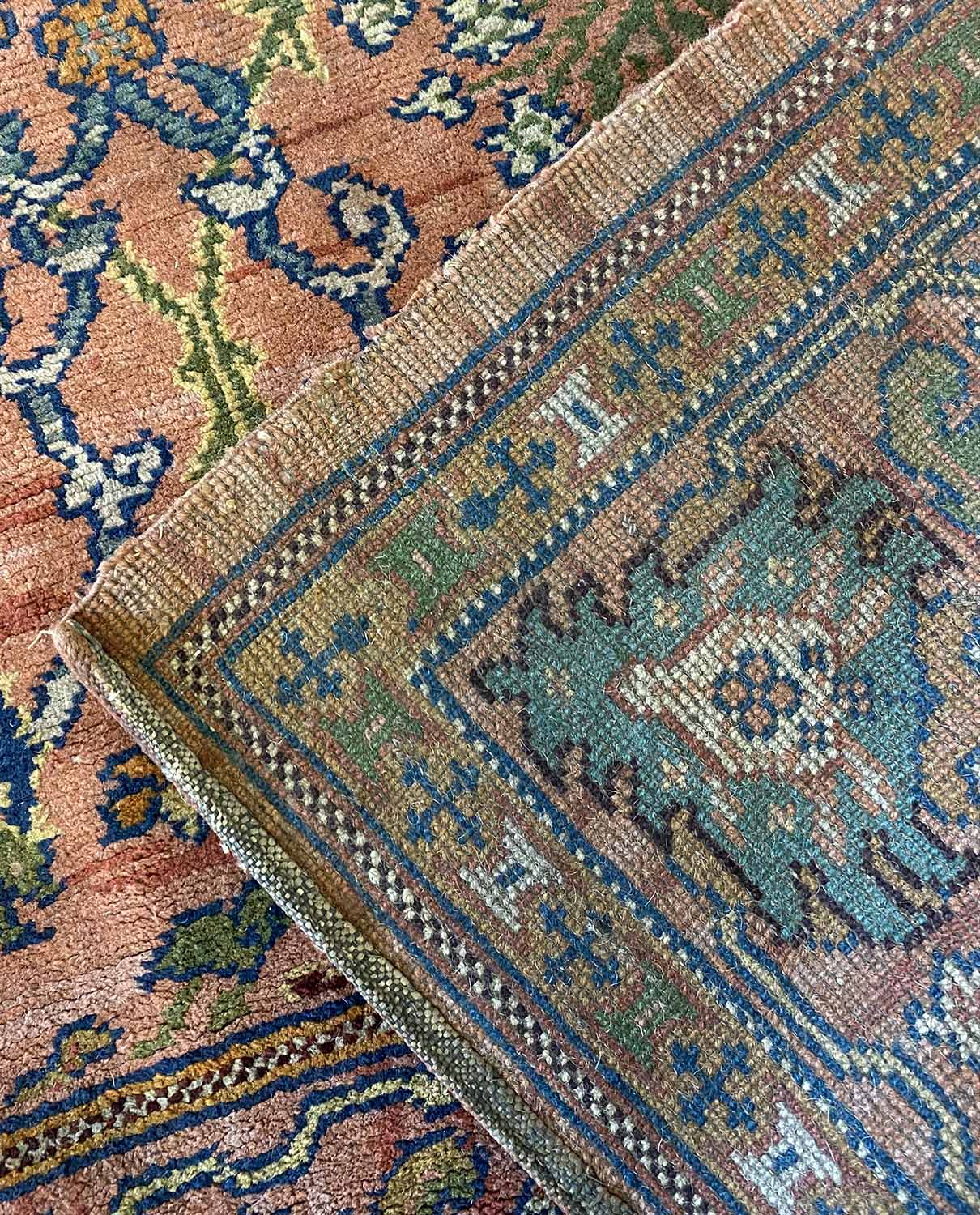 ANTIQUE OUSHAK CARPET, 410cm x 243cm, - Image 3 of 3