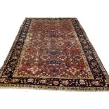 ANTIQUE HERIZ SERAPI DESIGN CARPET, 320cm x 236cm, all over tiled design.