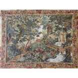 FLEMISH DESIGN TAPESTRY, 132cm x 102cm, 18th century manner.