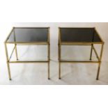 LAMP TABLES, a pair,