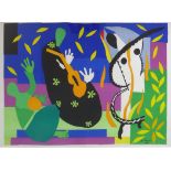 HENRI MATISEE 'Tristesse du roi' original lithograph from 1954 edition after Matisse's cut outs,