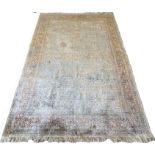 FINE PURE SILK HEREKE DESIGN RUG, 250cm x 155cm.