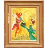 MARC CHAGALL 'The Dance', 1951, original lithograph, printed by Maeght, 48cm x 40.