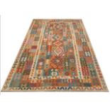 ANATOLIAN KILIM, 296cm x 206cm, hand made.