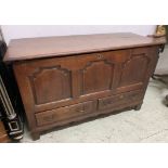 MULE CHEST, George II oak,