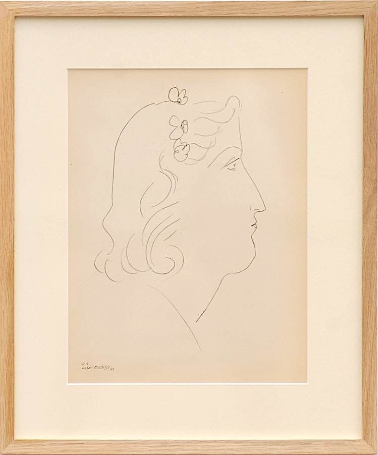 HENRI MATISSE, collotype O13, edition: 950, printed by Fabiani, 32cm x 24cm.