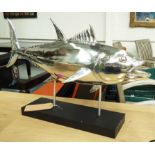 THE TUNA FISH, on stand, 77cm x 47cm H x 30cm approx.