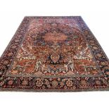 ANTIQUE SERAPI CARPET, 410cm x 300cm,