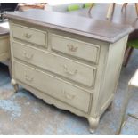 CHEST OF DRAWERS, French provincial style, 106cm x 47cm x 86cm.