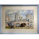 SYDNEY ARROBUS (1901-1990) 'Brighton Seafront', watercolour, framed. 53cm x 34cm.