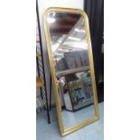 DRESSING MIRROR, Hollywood Regency style, stands at 158cm H.