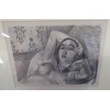 HENRI MATISSE, 'Le repos du modele', original lithograph 1922, on chine or Japan paper,