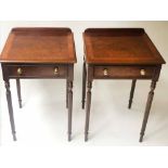 SIDE TABLES, a pair,