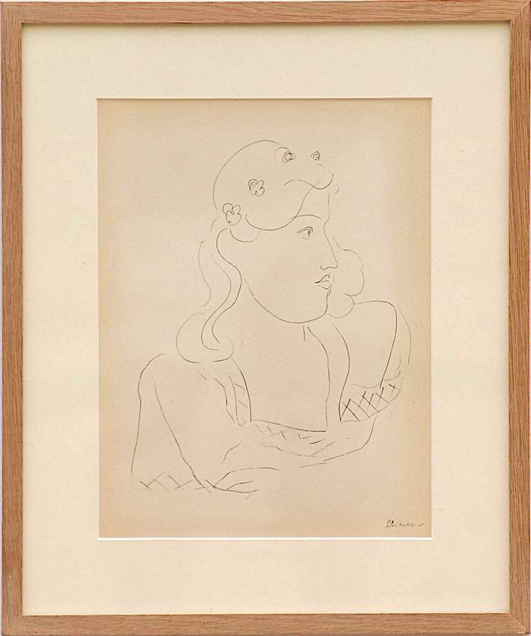 HENRI MATISSE, collotype O9, edition: 950, printed by Fabiani, 34cm x 22cm.