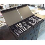 FLATWEAR CUTLERY SETS, a pair, in boxes, 27cm x 30cm x 6cm.