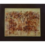 PHIL TUNSTALL (20th century), 'Copper Workings, Amlwch 2', oil on canvas, 52cm x 61cm,