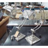 ANDREW MARTIN GIANT MERCURY LAMPS, a pair, 85cm H at tallest approx.