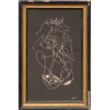 GEORGES BRAQUE, 'Zelos' original lithograph 1951, ref Maeght, 42cm H x 28cm.