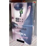 CAVIAR AND VODKA VENDING MACHINE, repurposed by Bee Rich, comes with boxes for potential stock,