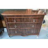 THEODORE ALEXANDER VANUCCI COMMODE, to match the previous lot, 88cm H x 114cm x 46cm.