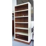 JULIAN CHICHESTER FRANK BOOKCASE, walnut with velum finish, 101cm x 35cm x 221cm.