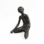 20TH CENTURY SCHOOL, 'David', bronze monogrammed and dated 'SH 97', 25cm H.