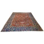 ANTIQUE HERIZ CARPET, 332cm x 232cm.