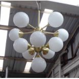 CHANDELIER, French Art Deco inspired design, 110cm drop.