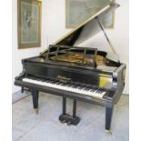 GRAND PIANO, ebonised case by Blüthner,