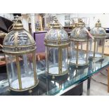 LANTERNS, a set of four, French provincial style, 55cm H.