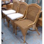 PAOLO MOSCHINO FOR NICHOLAS HASLAM CRETA CHAIRS, a set of three,