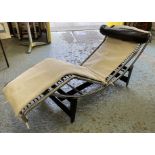 ATTRIBUTED TO LE CORBUSIER PIERRE JEANNERET AND CHARLOTTE PIERRIAND LC4 CHAISE LOUNGE,