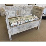 HALL SETTLE, Gustavian design pine,