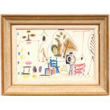 PABLO PICASSO, lithograph Studio suite californie, 42cm H x 56cm.