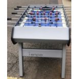 TABLE FOOTBALL, Tempo Competition model supplied by 'SAM', 110cm D x 140cm W x 84cm H.