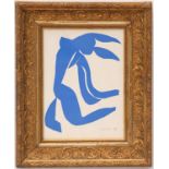 HENRI MATISSE, 'Nu bleu XI', original lithograph from 1954 edition after Matisses cut outs,