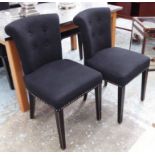 EICHHOLTZ KEY LARGO DINING CHAIRS, a set of four, 85cm H.